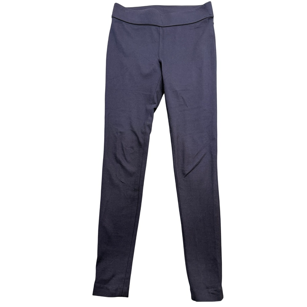 Lauren Ralph Lauren Ponte Leggings Womens Small Navy Blue Stretch Pull On Pants